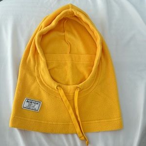 Burton Burke Hood Balaclava in Yellow, One Size (Over the Helmet)